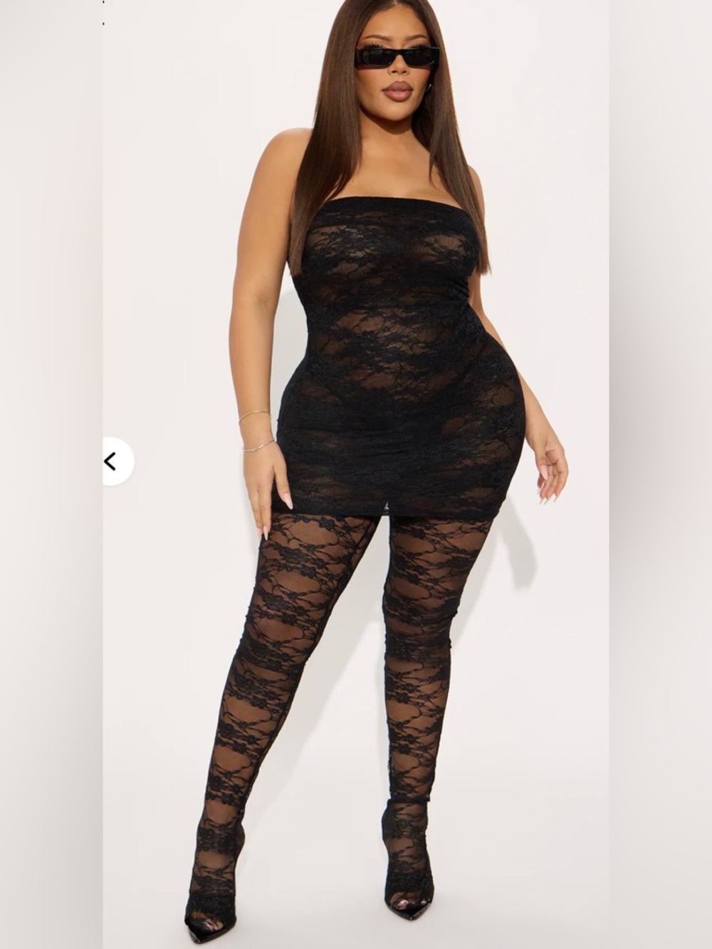 Fashion nova look out for me lace jumpsuit